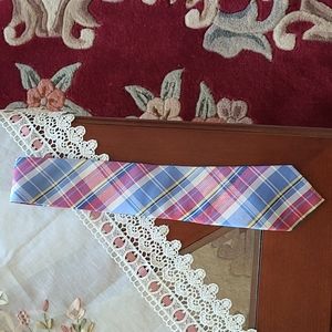 Mens Colorful Plaid Tie